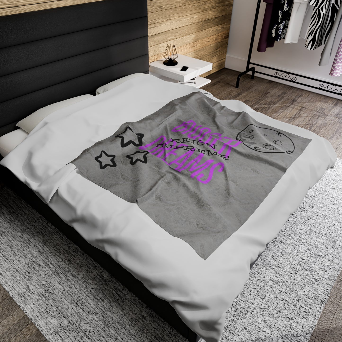 Bigger Dreams Velveteen Plush Blanket