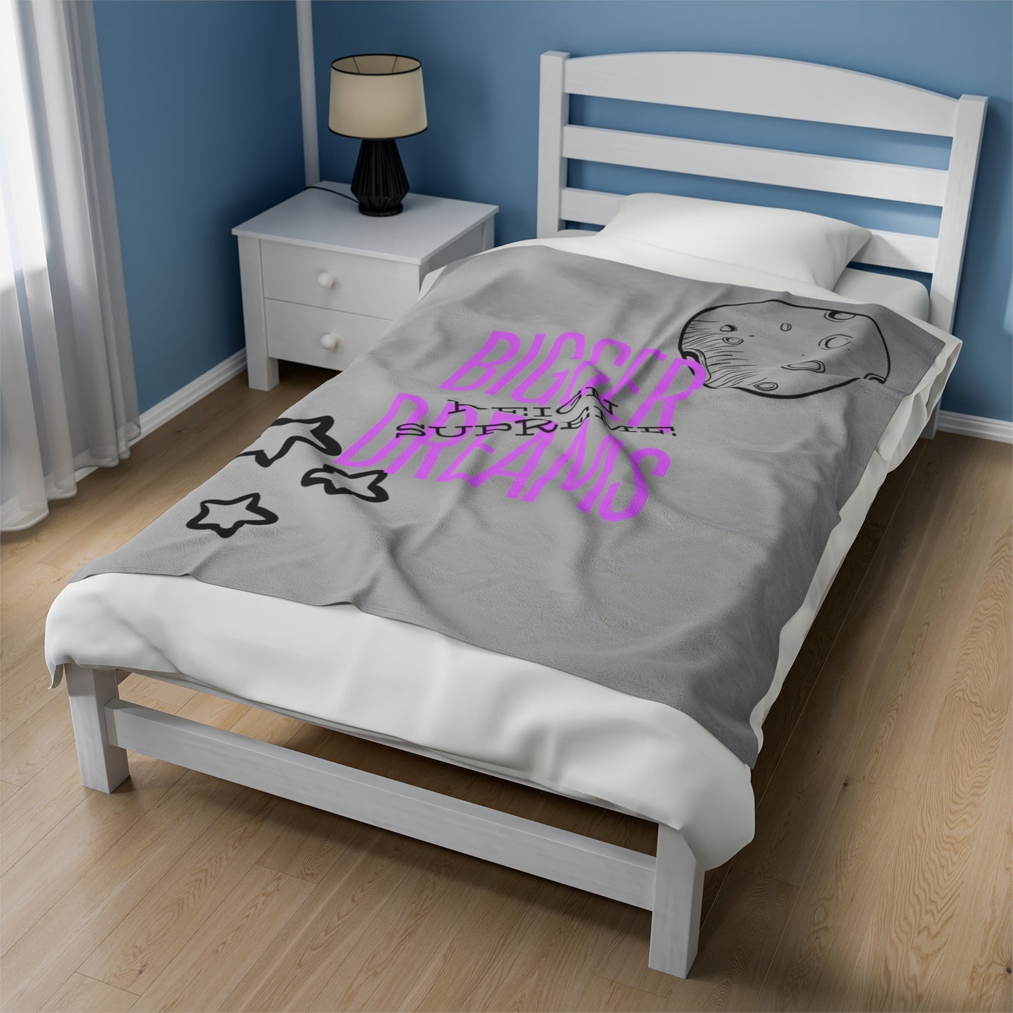 Bigger Dreams Velveteen Plush Blanket