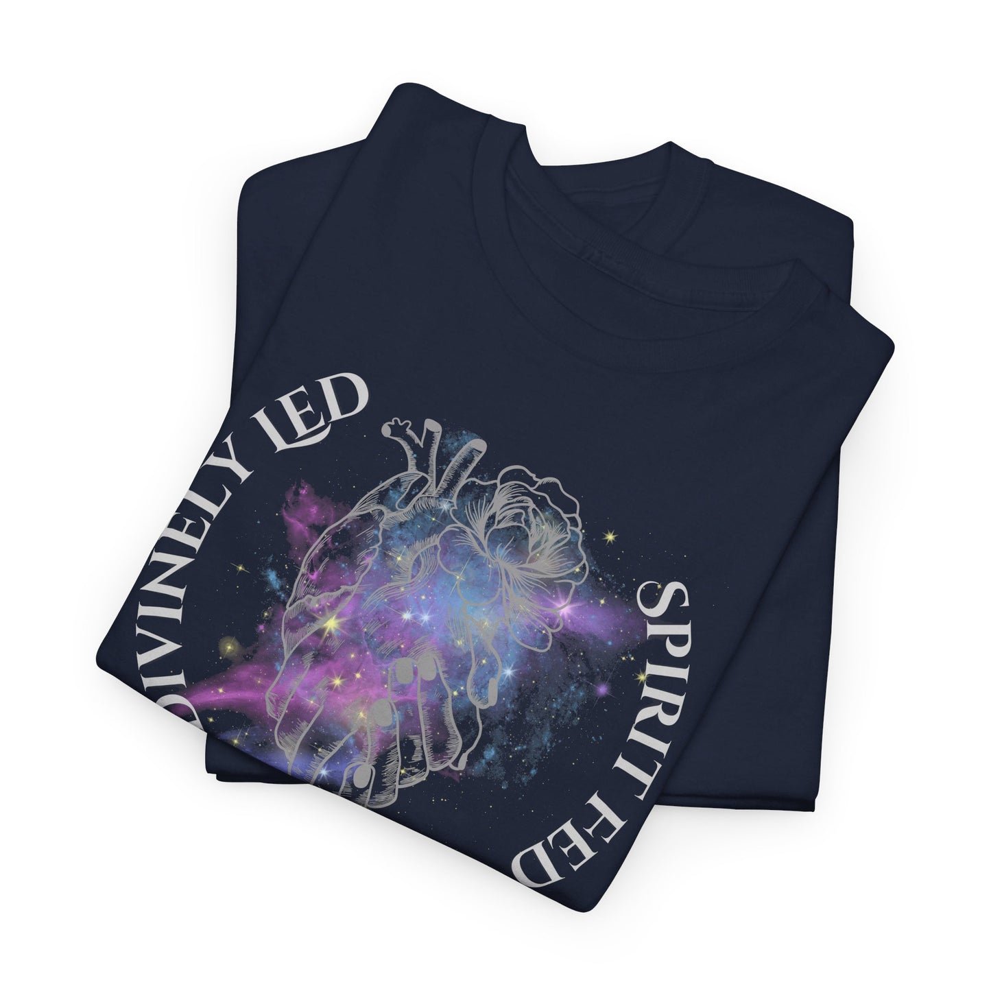 Divinely Led Spirit Fed Unisex Heavy Cotton Tee