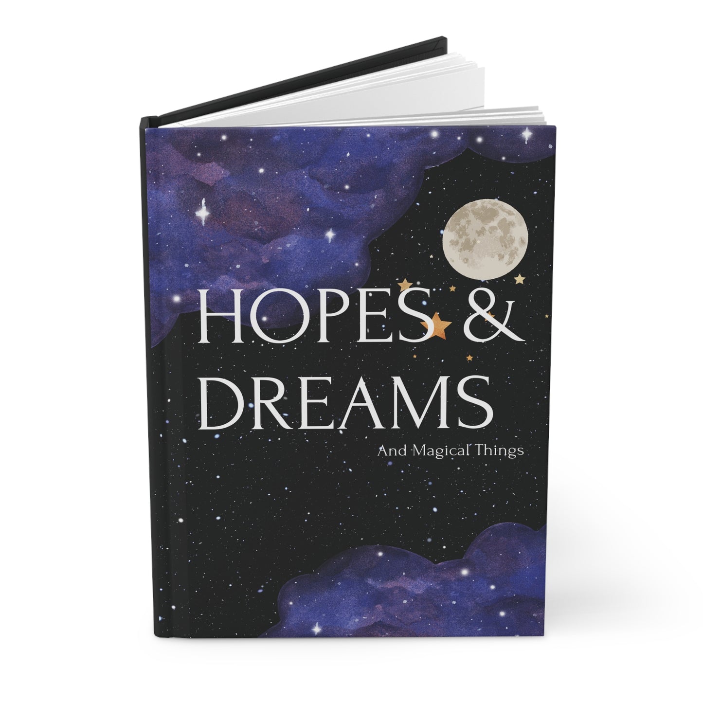 Hopes and Dreams and Magical Things Journal Matte Hardcover - Manifestation and Dream Writing