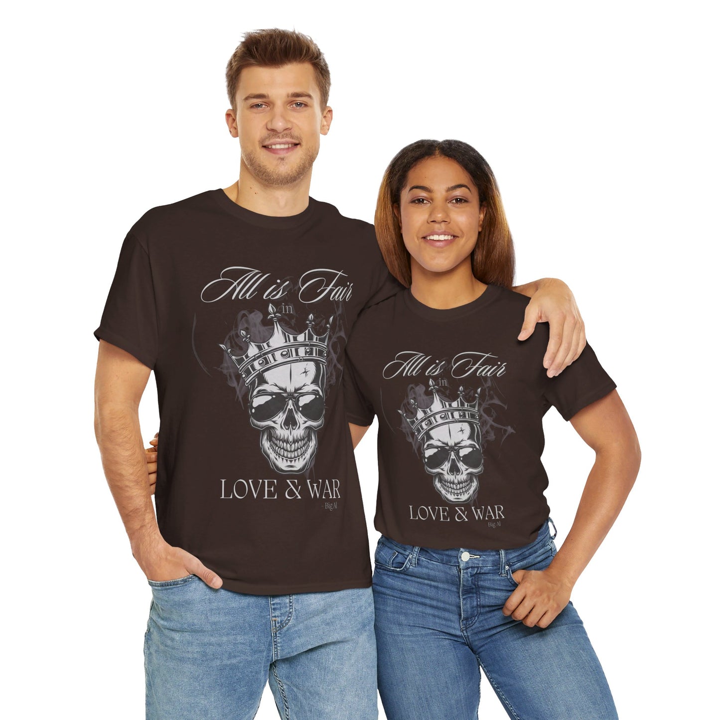 Love and War Unisex Heavy Cotton Tee