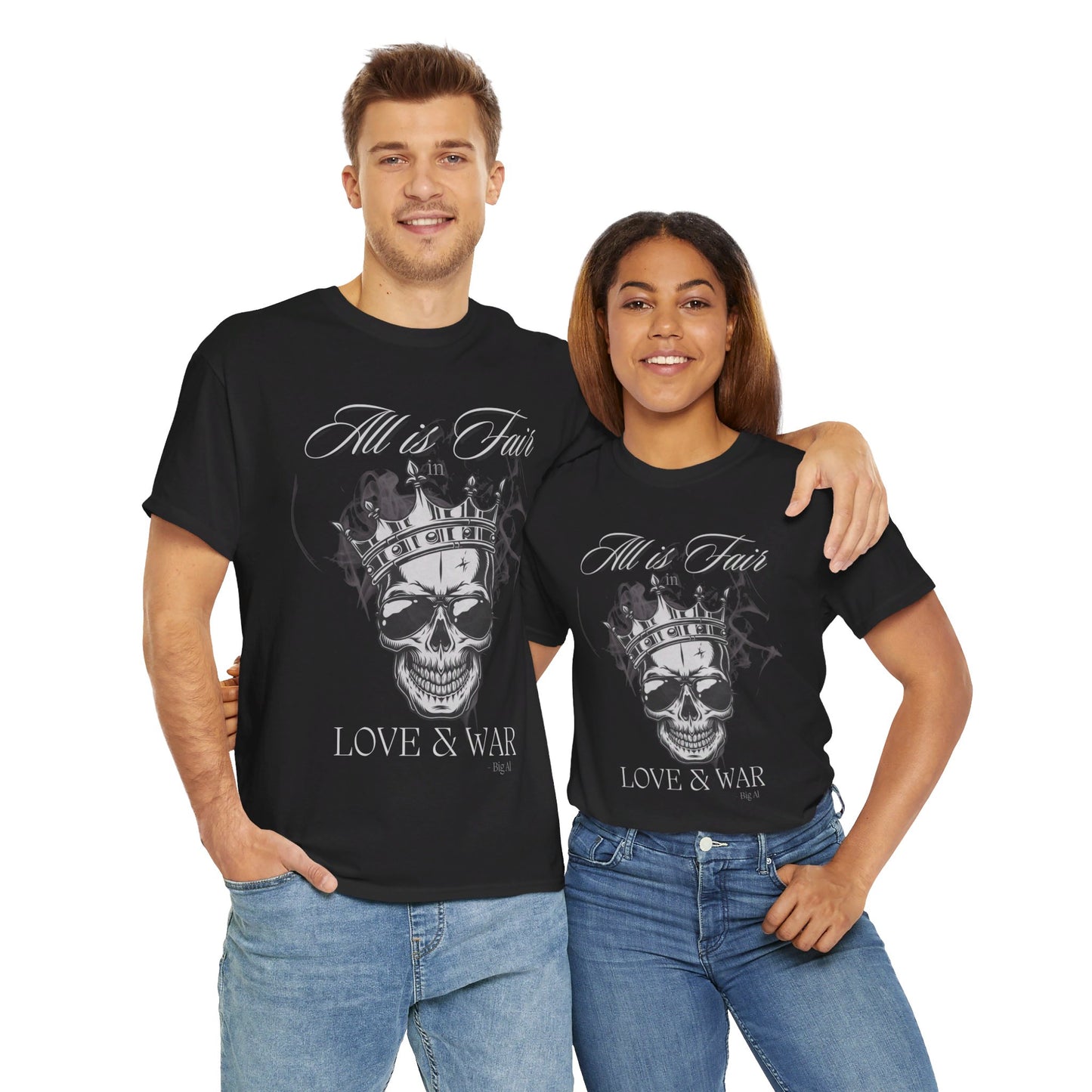 Love and War Unisex Heavy Cotton Tee