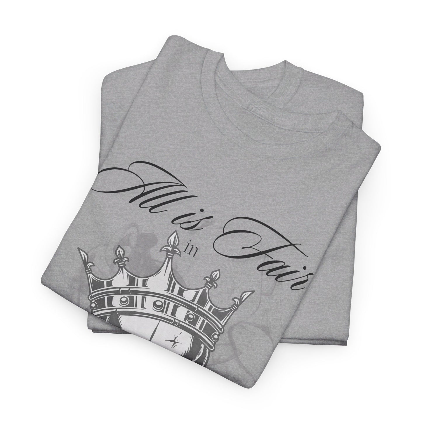 Love and War Unisex Heavy Cotton Tee