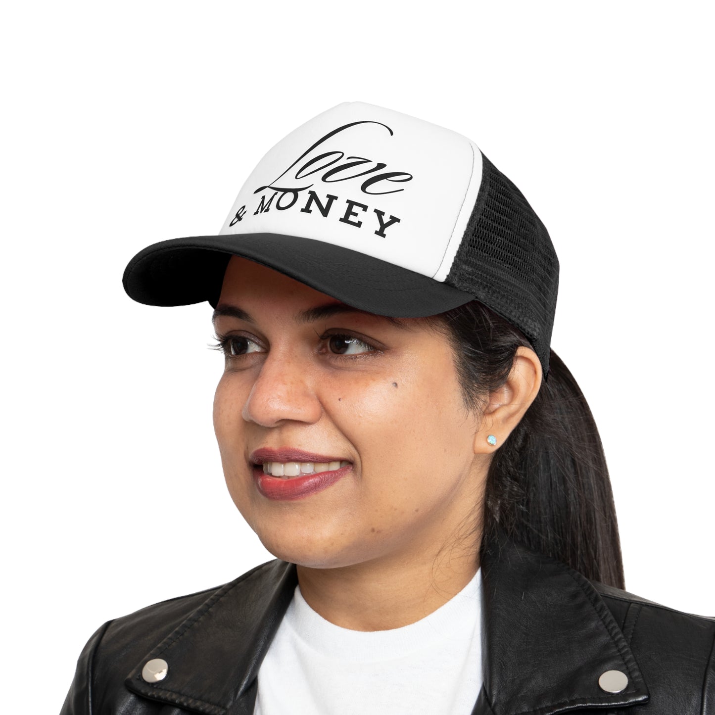 Love & Money Mesh Snapback Hat