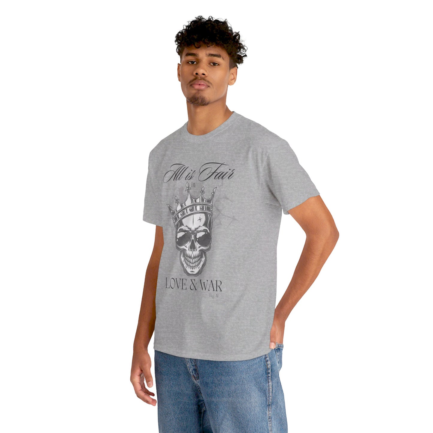 Love and War Unisex Heavy Cotton Tee