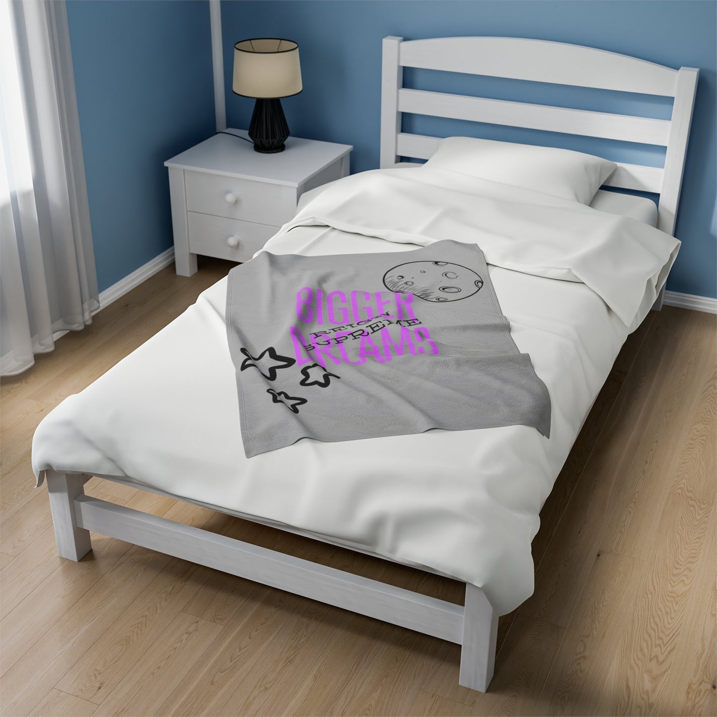 Bigger Dreams Velveteen Plush Blanket