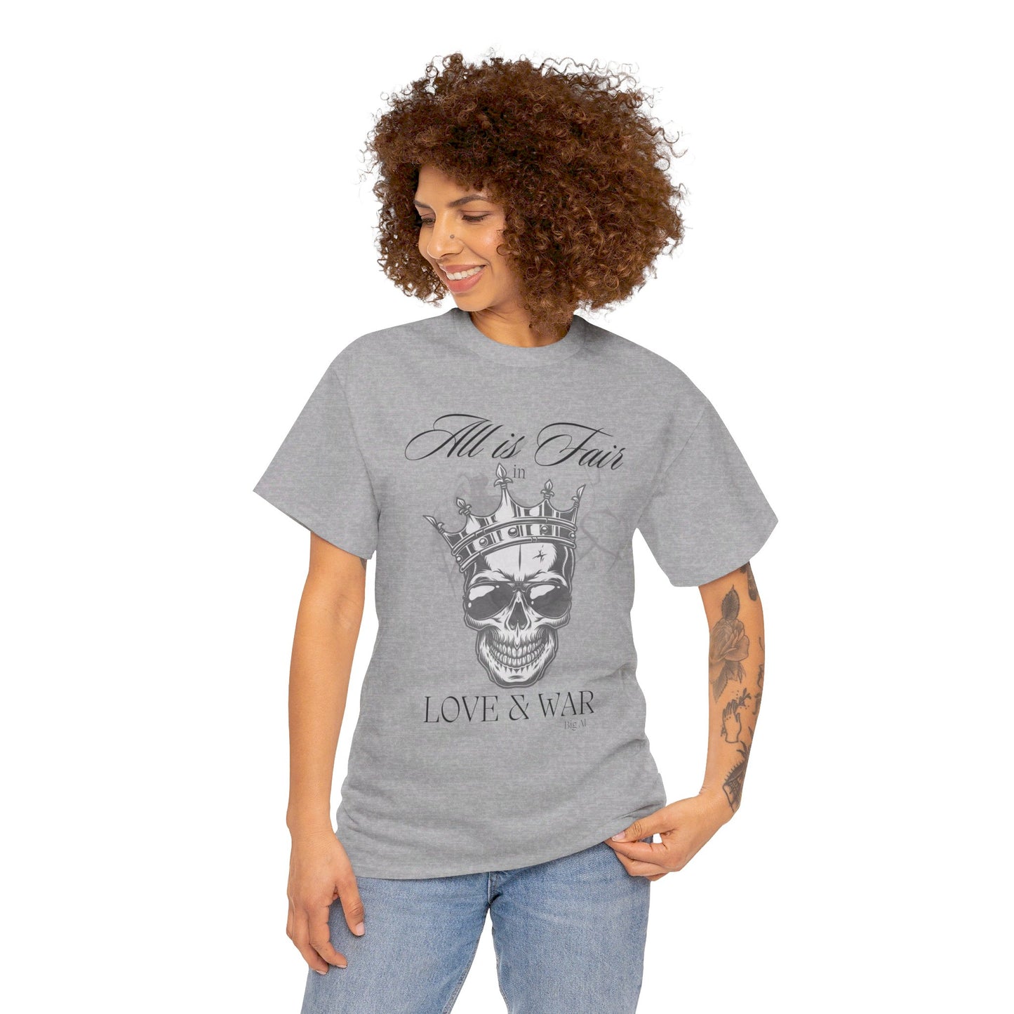 Love and War Unisex Heavy Cotton Tee