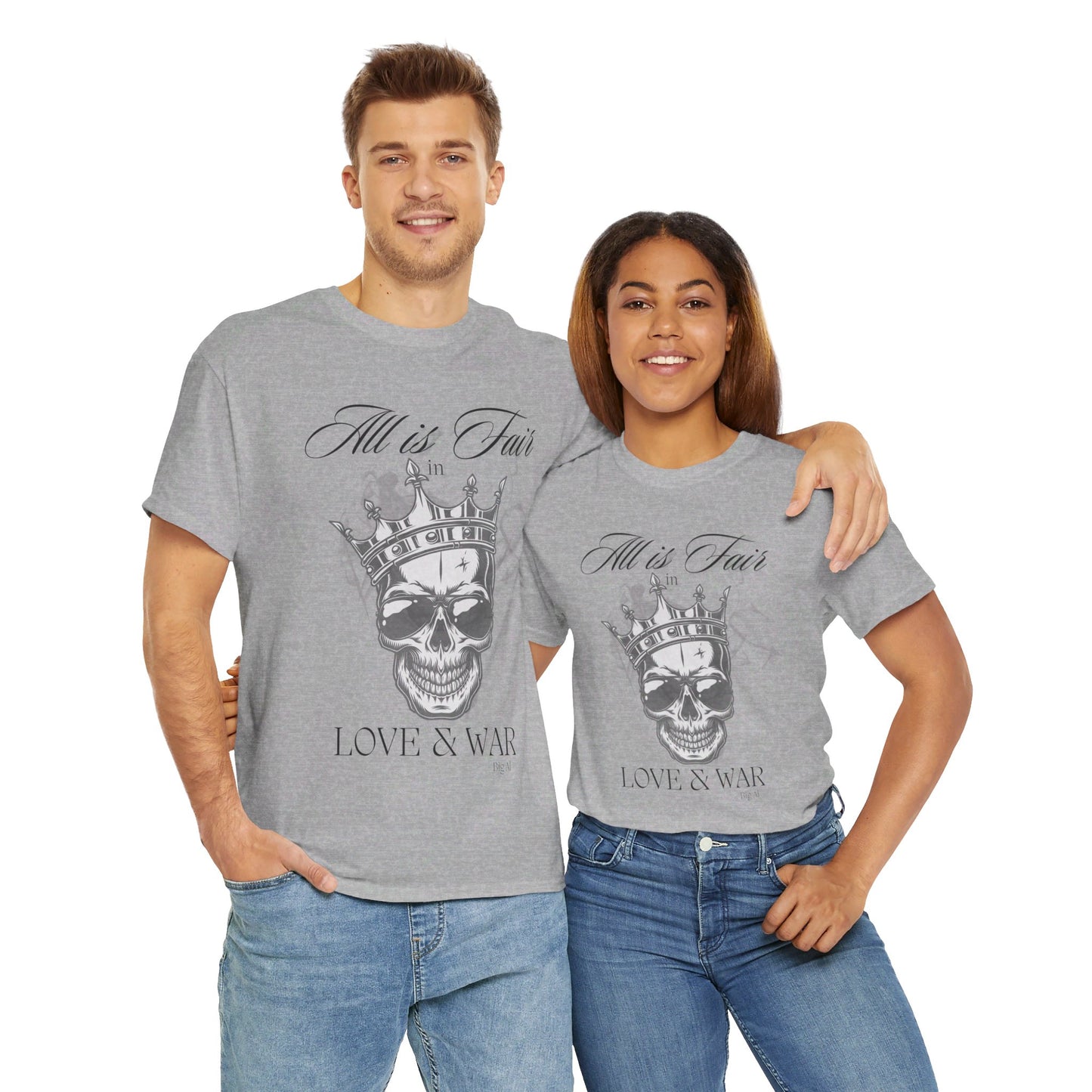 Love and War Unisex Heavy Cotton Tee