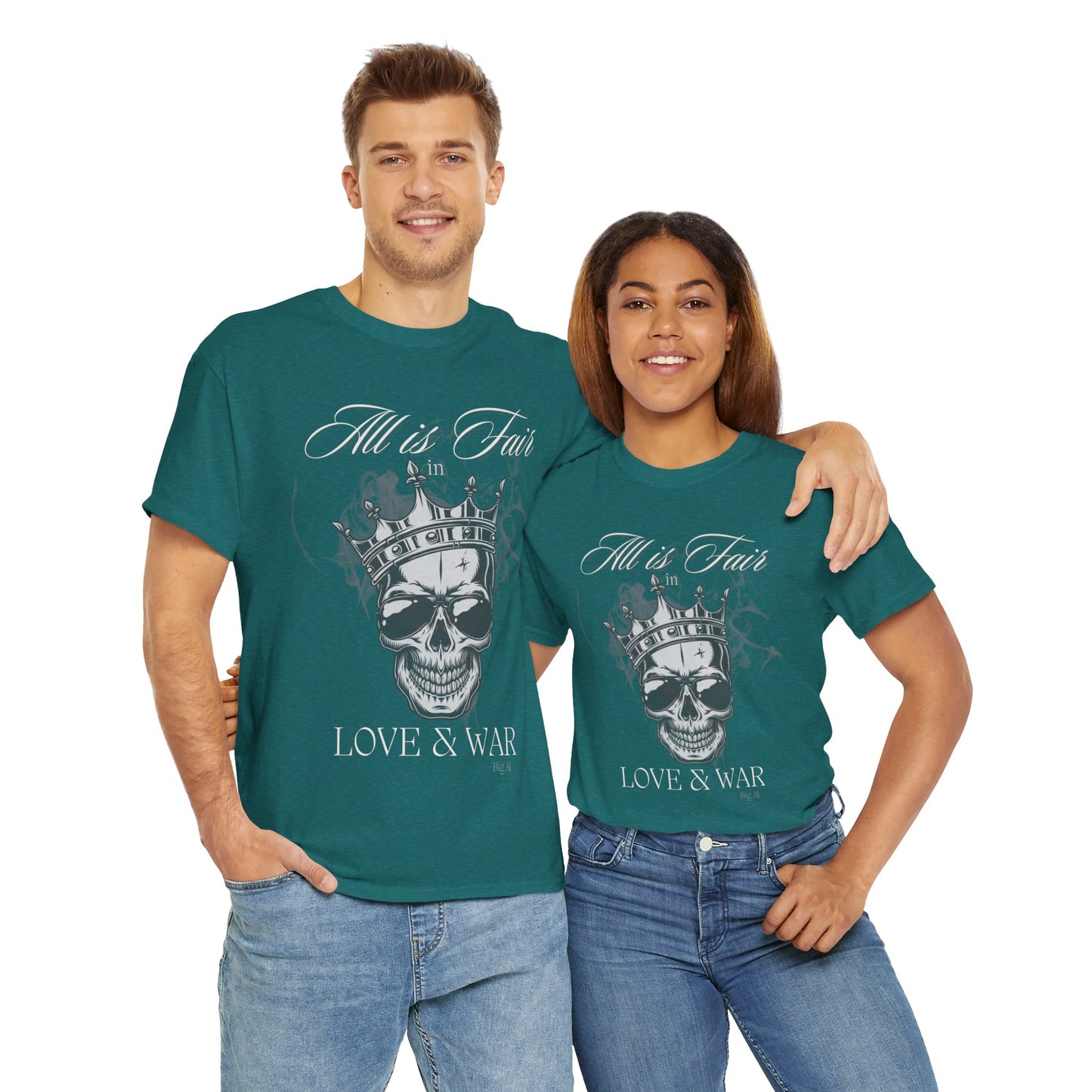 Love and War Unisex Heavy Cotton Tee