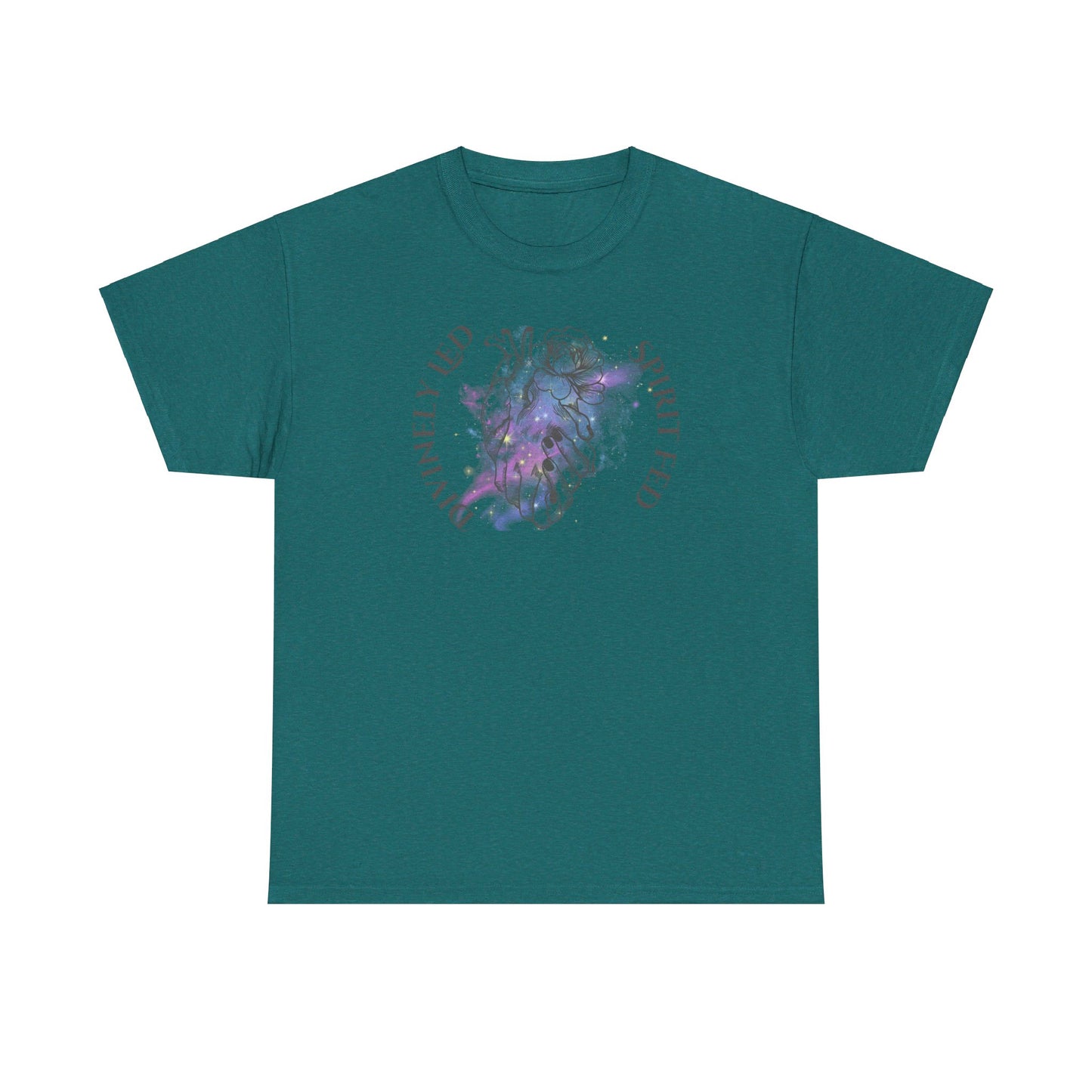 Divinely Led Spirit Fed Unisex Heavy Cotton Tee
