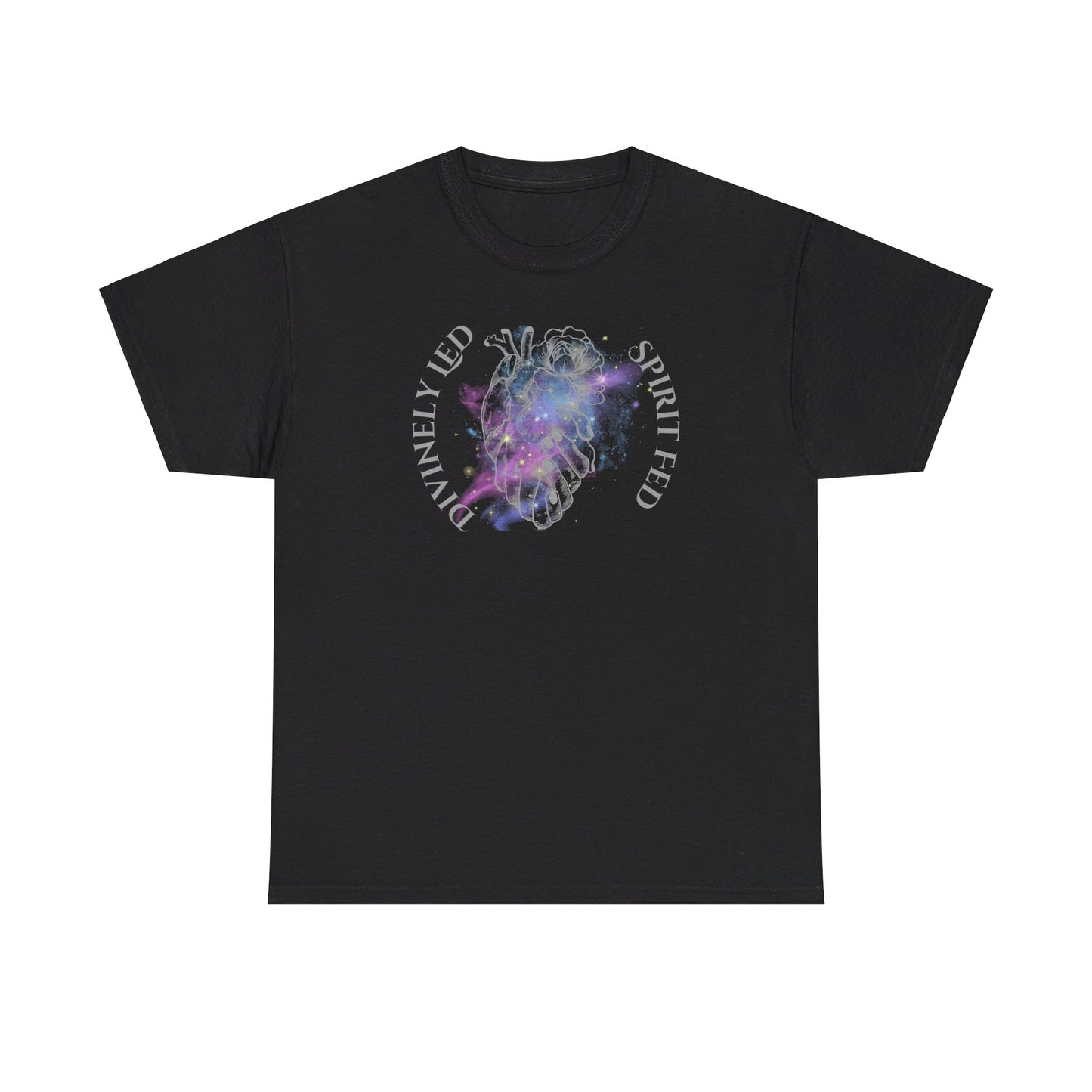 Divinely Led Spirit Fed Unisex Heavy Cotton Tee