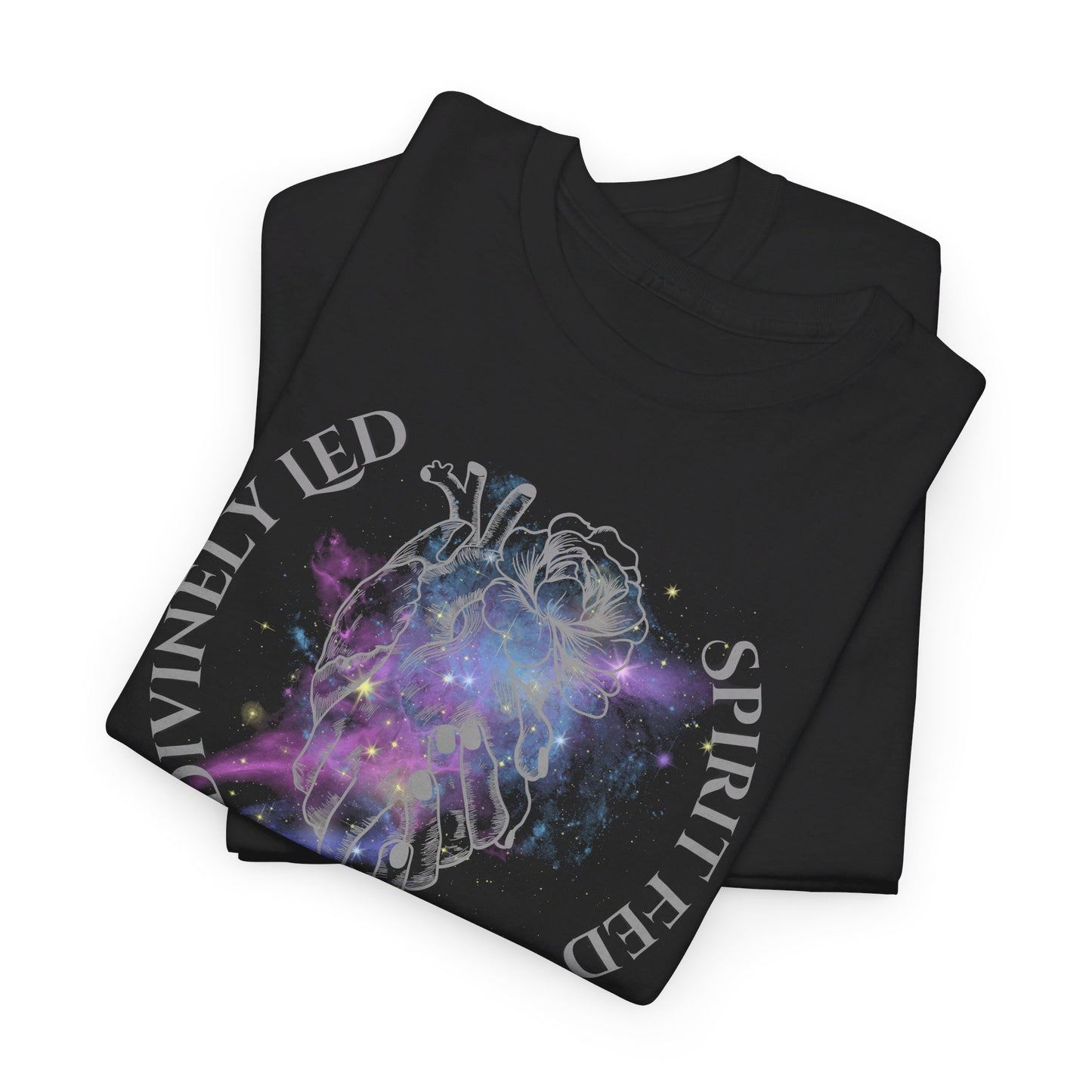 Divinely Led Spirit Fed Unisex Heavy Cotton Tee
