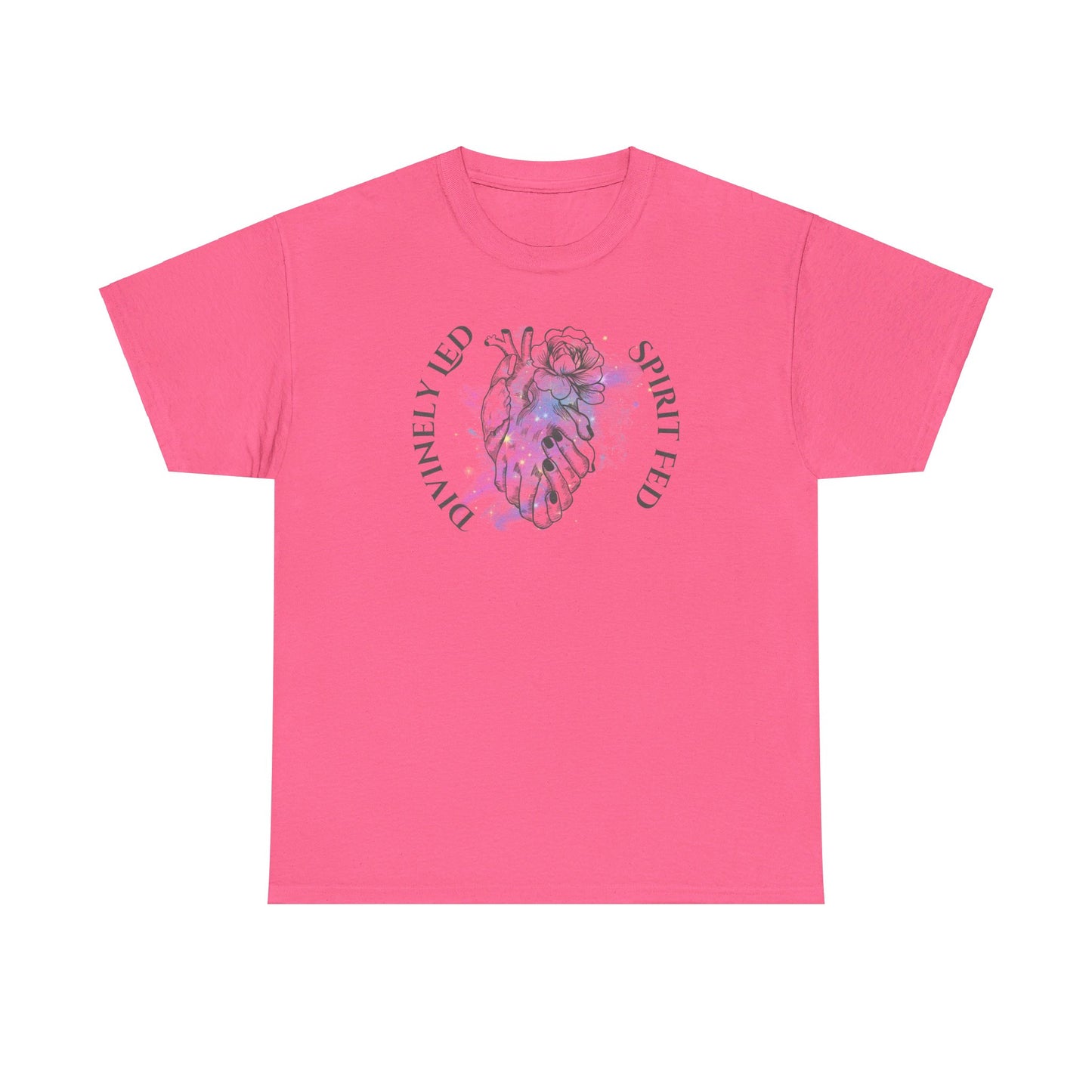 Divinely Led Spirit Fed Unisex Heavy Cotton Tee