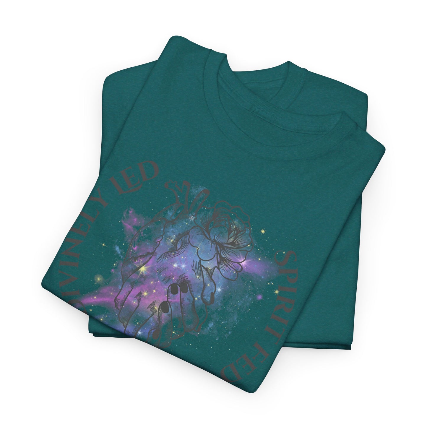Divinely Led Spirit Fed Unisex Heavy Cotton Tee
