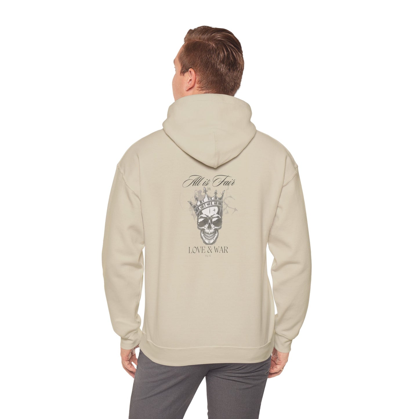 Love and War Unisex Heavy Blend™ Hooded Sweatshirt