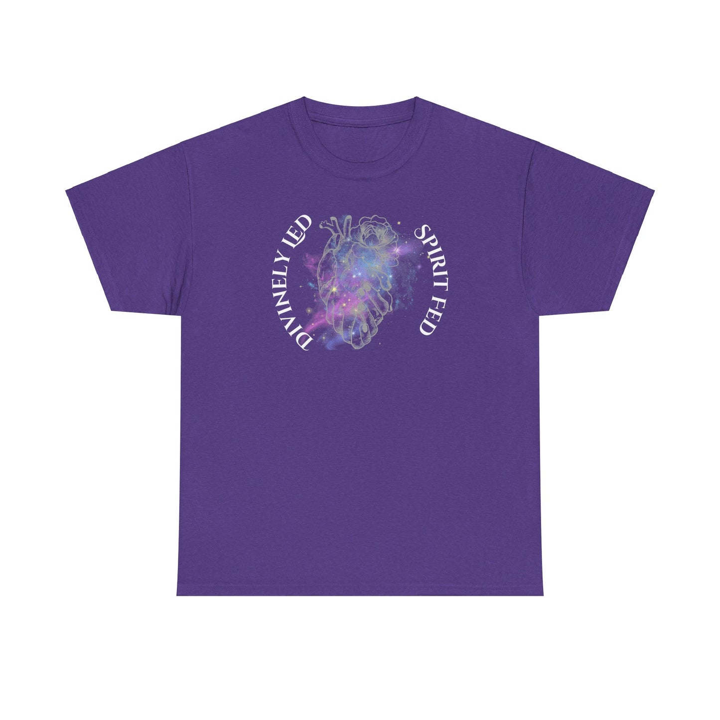 Divinely Led Spirit Fed Unisex Heavy Cotton Tee