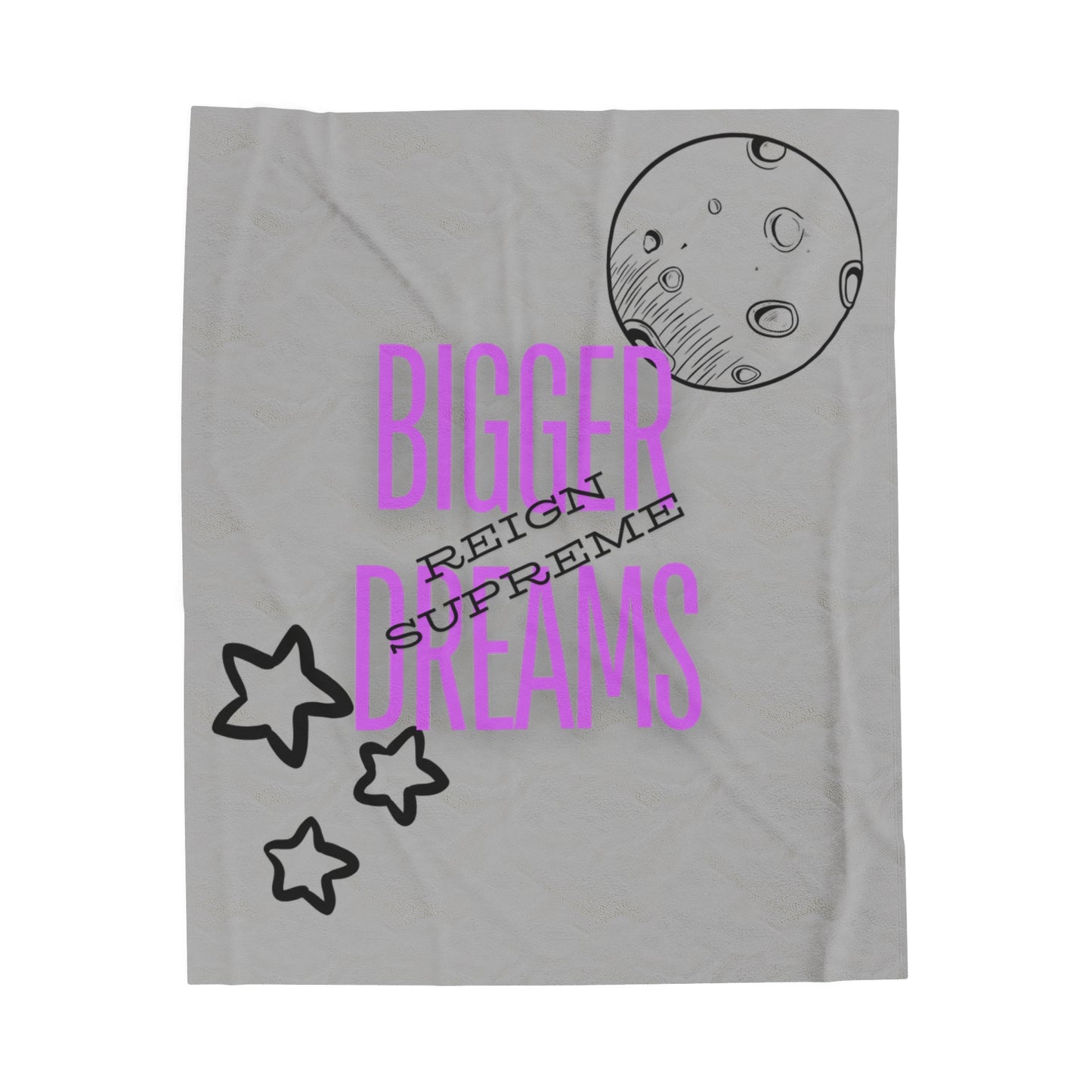 Bigger Dreams Velveteen Plush Blanket