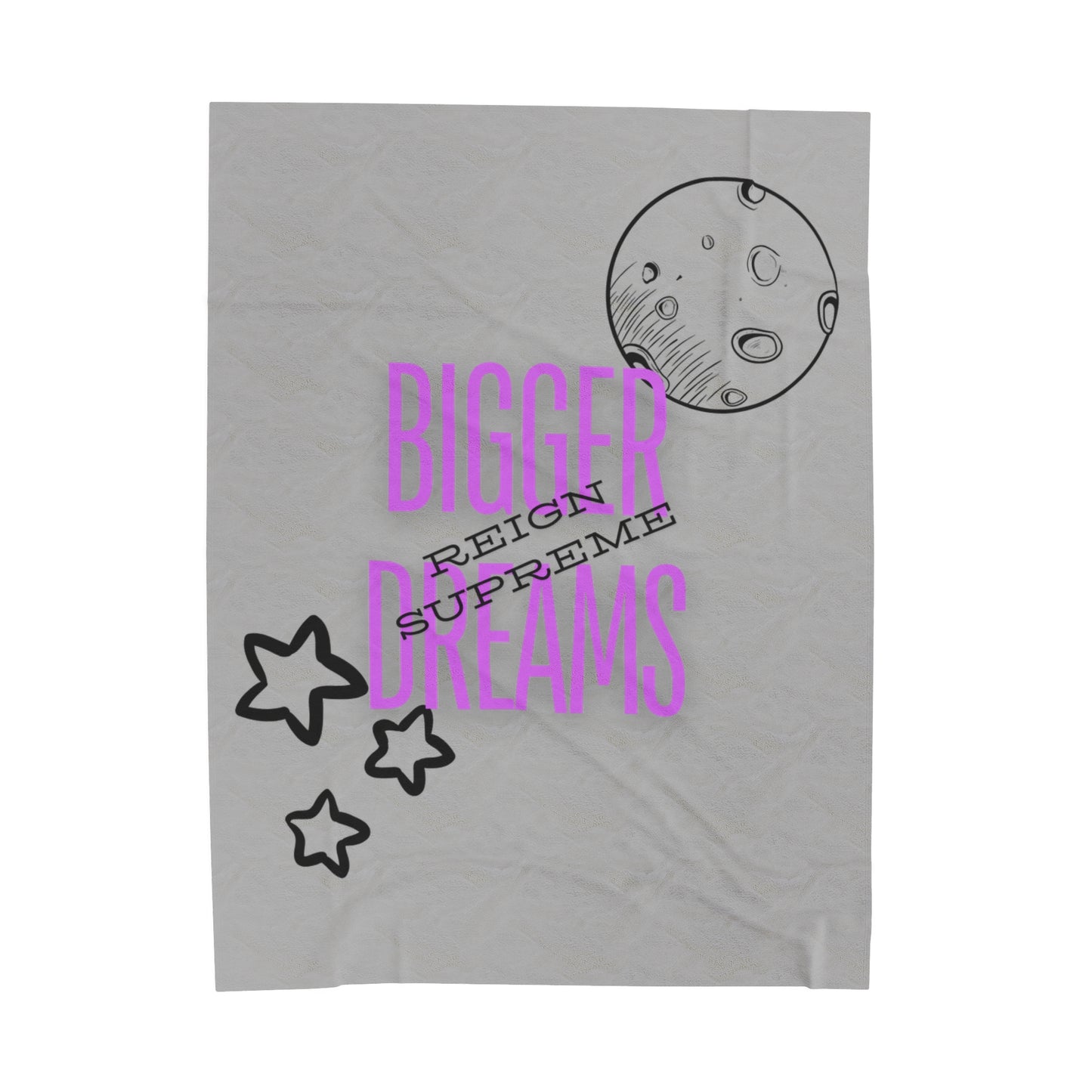 Bigger Dreams Velveteen Plush Blanket