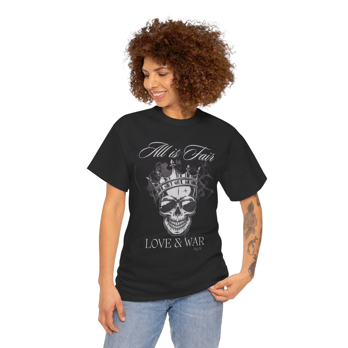 Love and War Unisex Heavy Cotton Tee