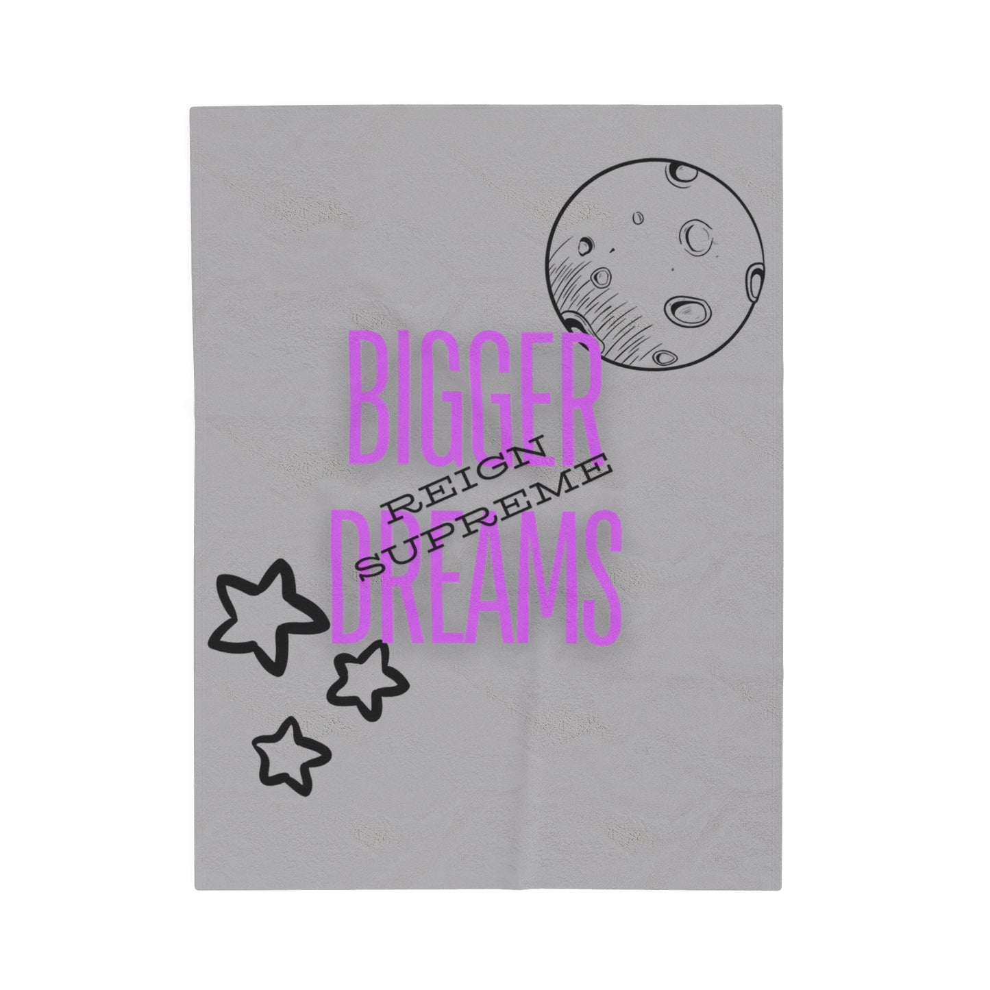 Bigger Dreams Velveteen Plush Blanket
