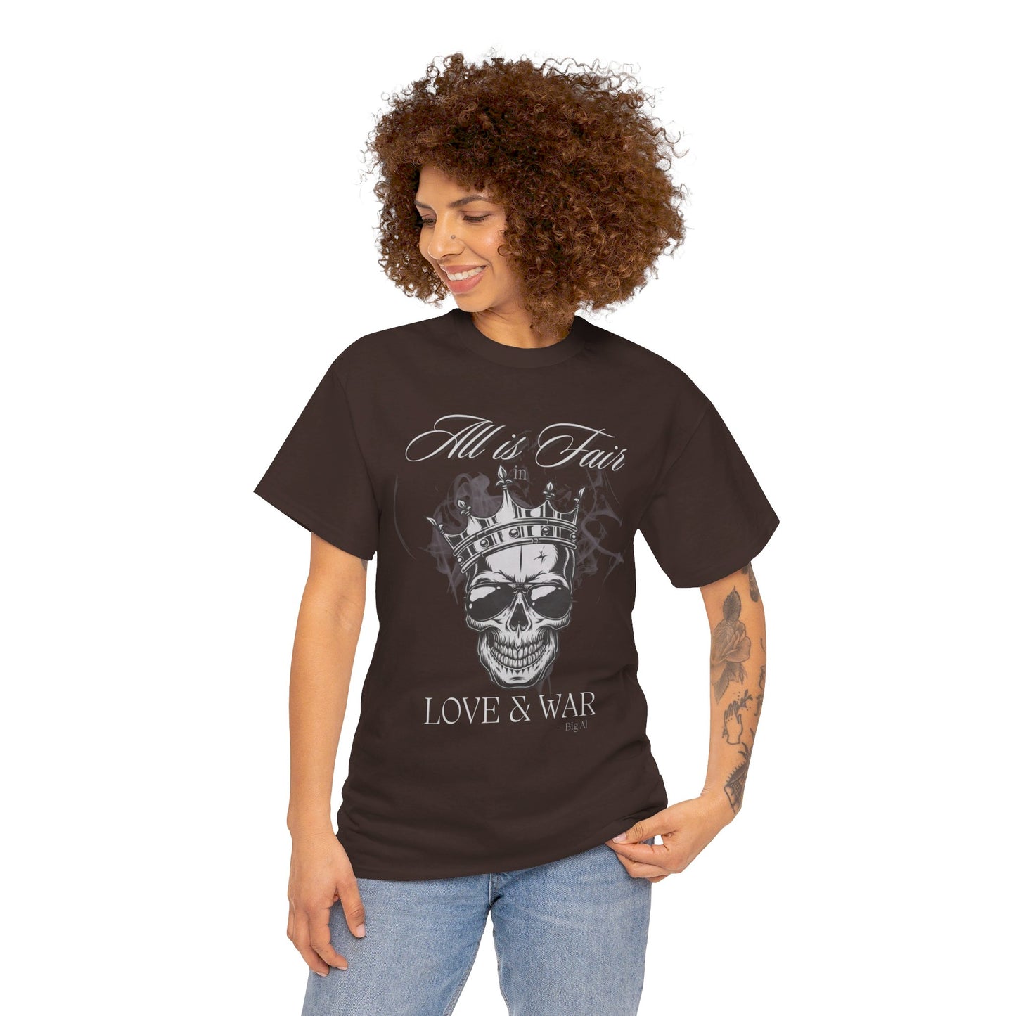 Love and War Unisex Heavy Cotton Tee