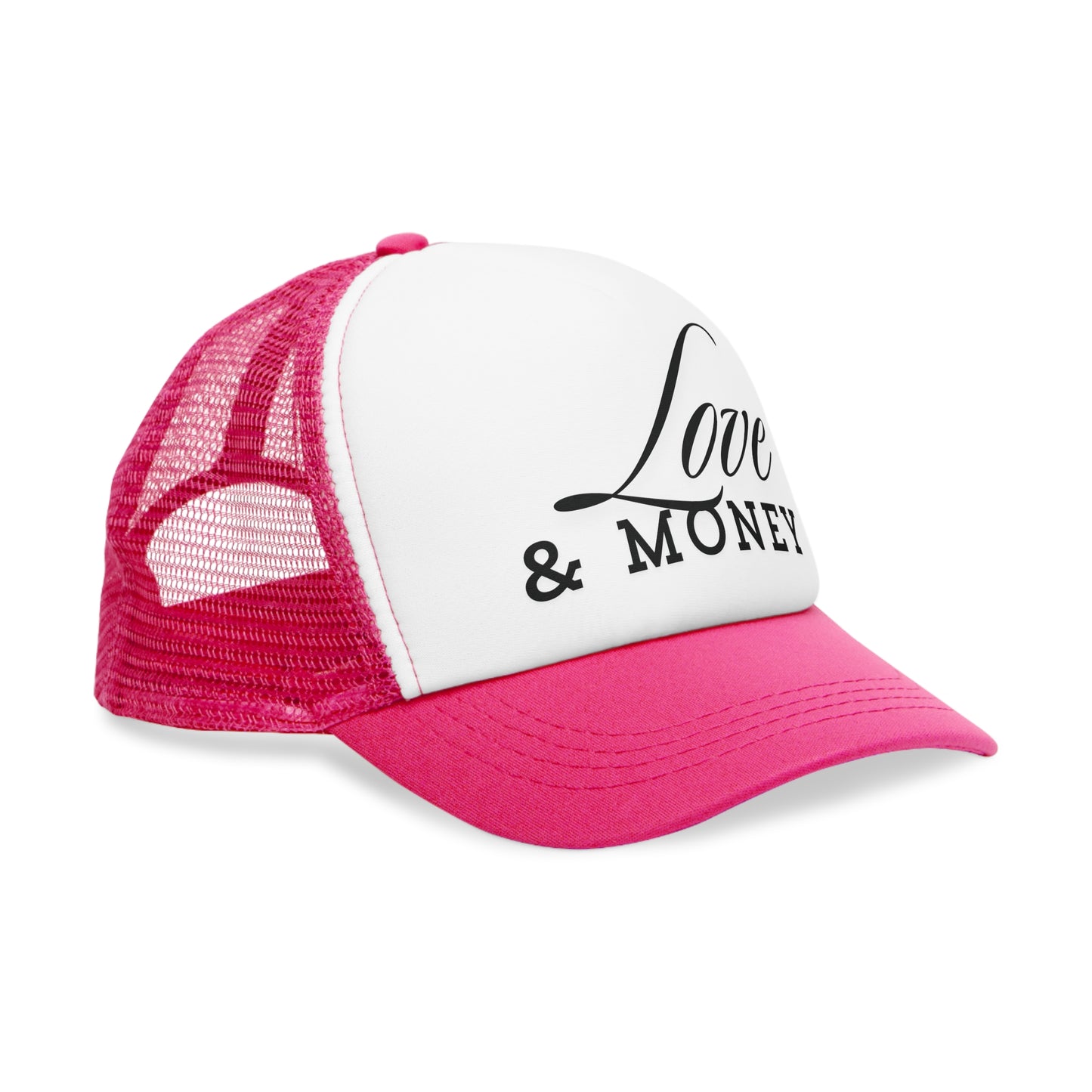 Love & Money Mesh Snapback Hat