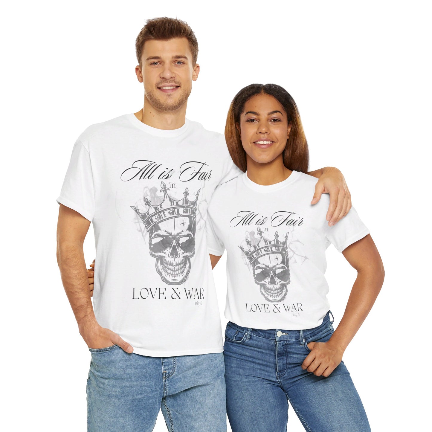 Love and War Unisex Heavy Cotton Tee