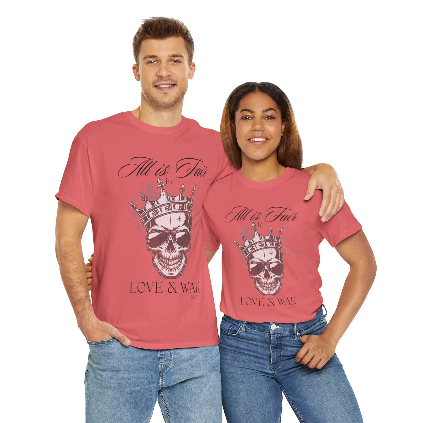 Love and War Unisex Heavy Cotton Tee