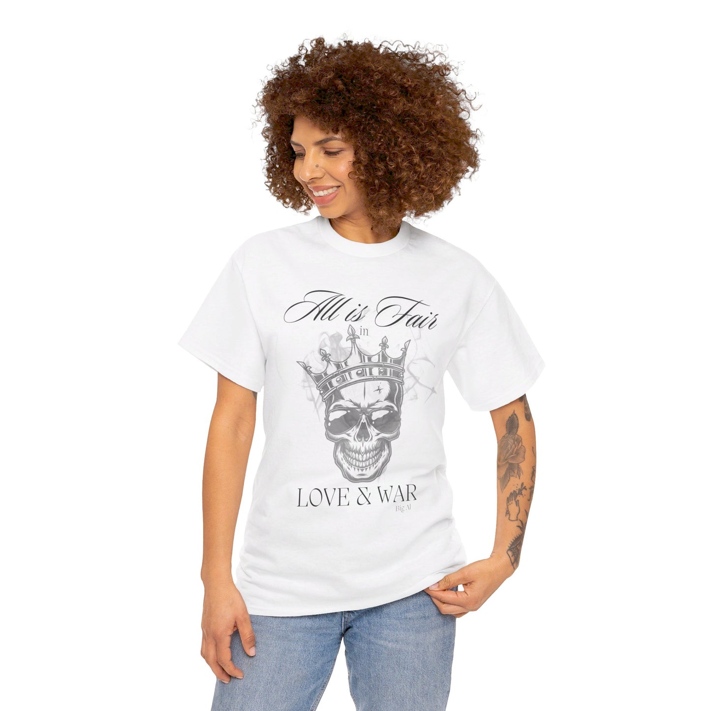 Love and War Unisex Heavy Cotton Tee