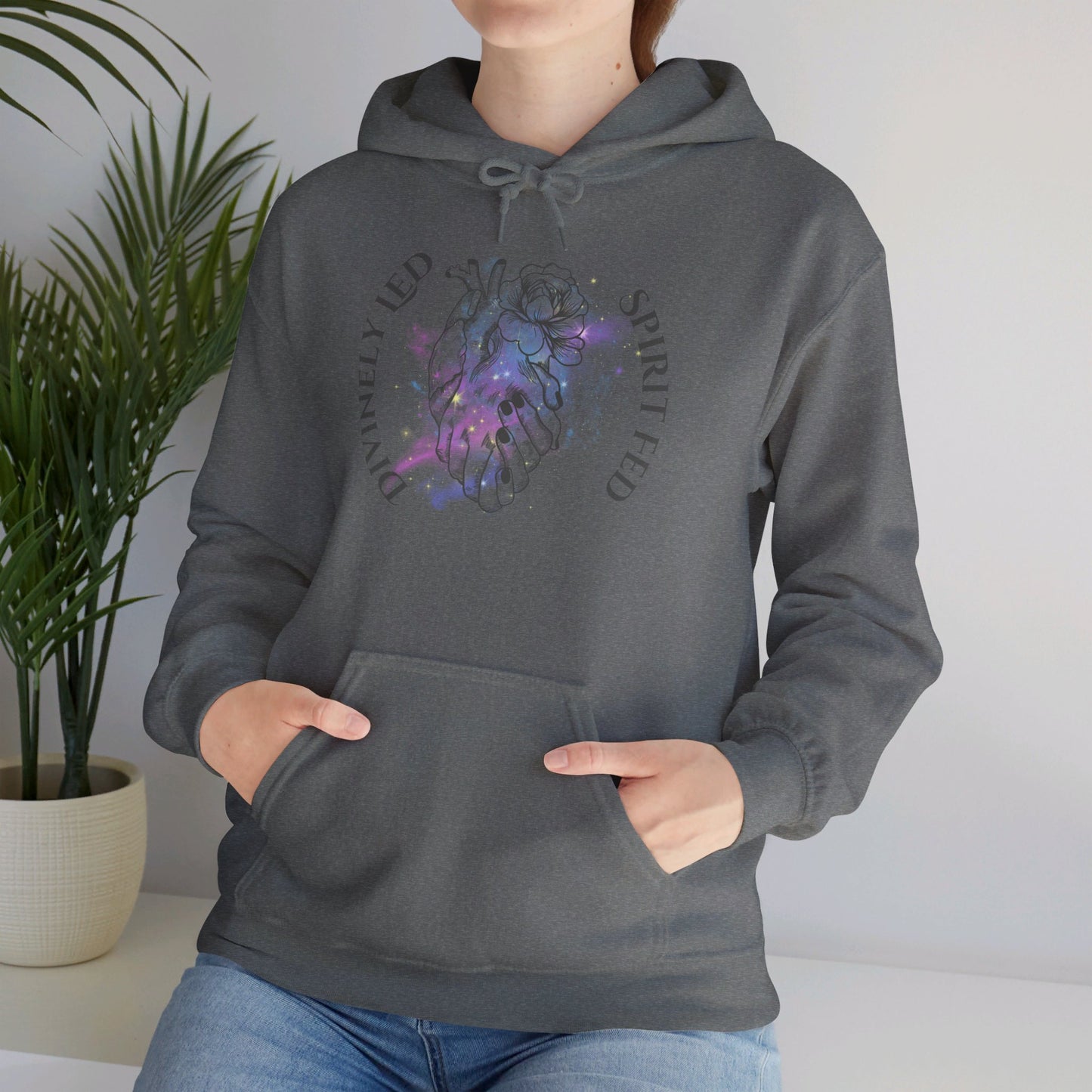 Divinely Led Spirit Fed Unisex Heavy Blend™ Hooded Sweatshirt