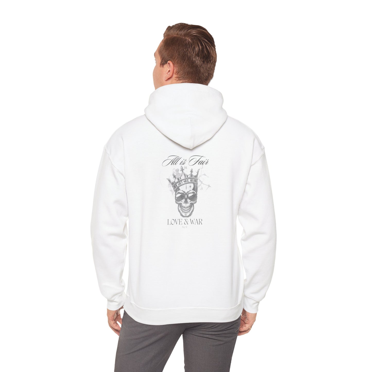 Love and War Unisex Heavy Blend™ Hooded Sweatshirt