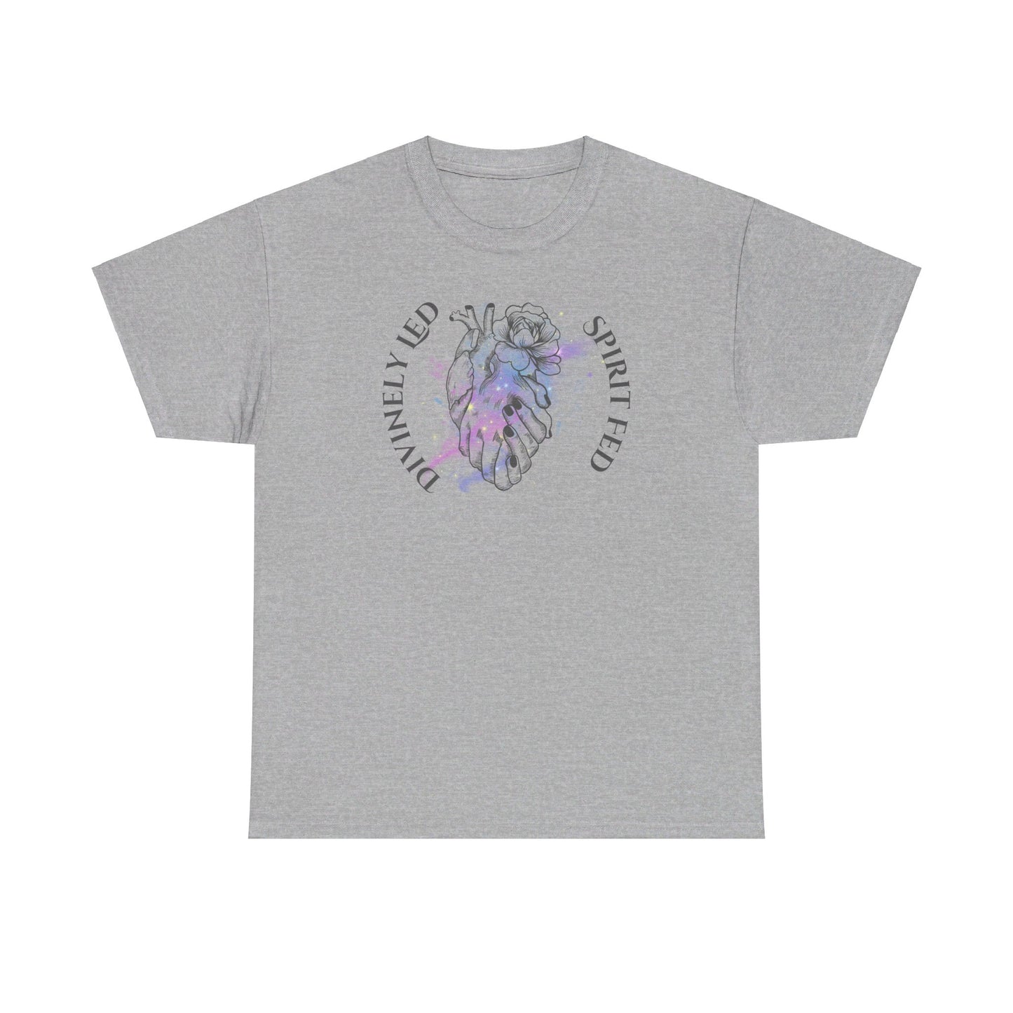 Divinely Led Spirit Fed Unisex Heavy Cotton Tee