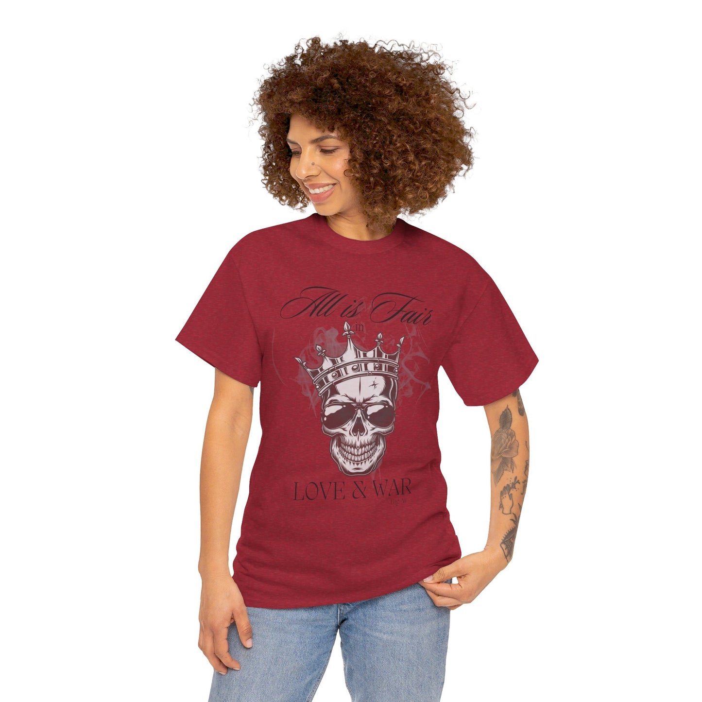 Love and War Unisex Heavy Cotton Tee