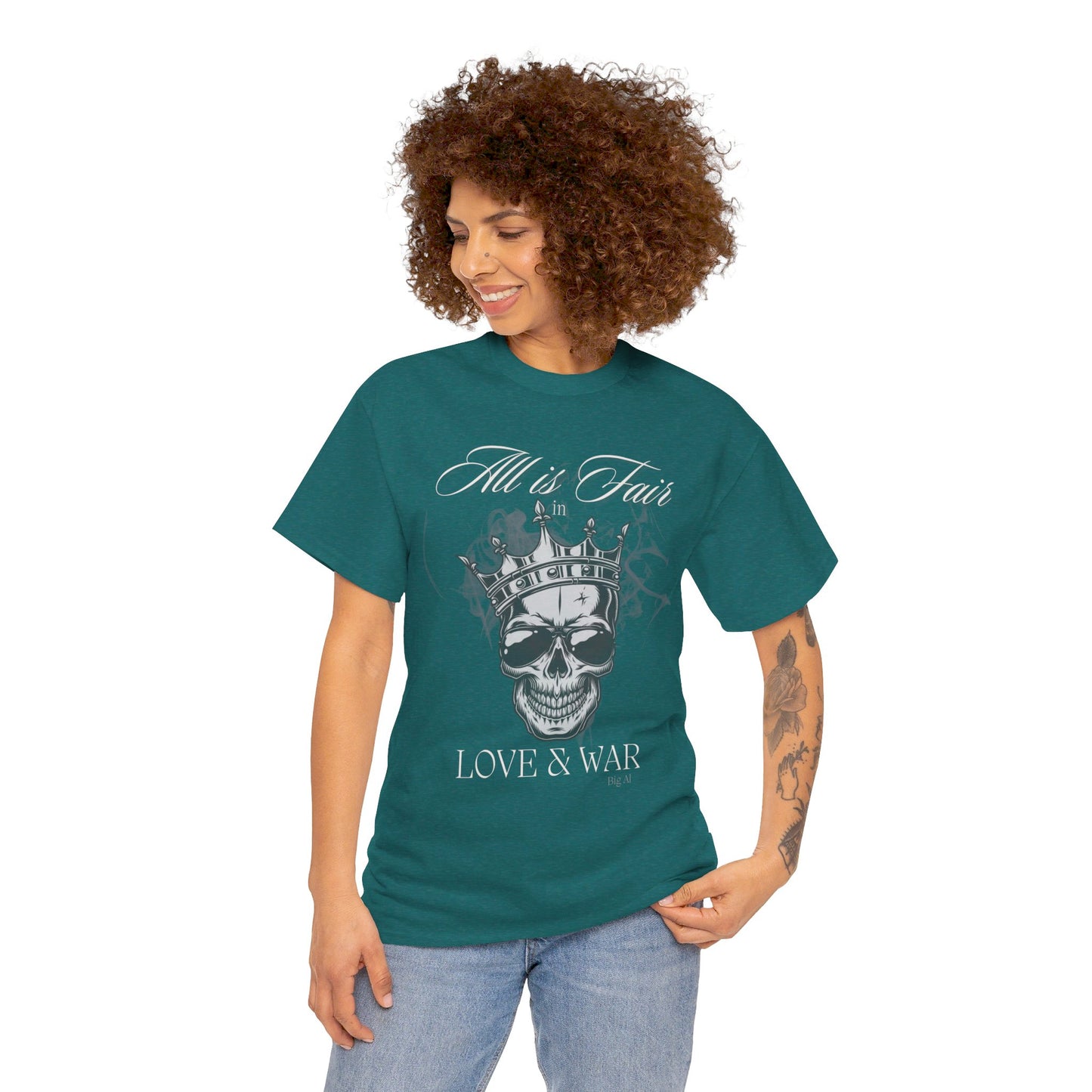 Love and War Unisex Heavy Cotton Tee