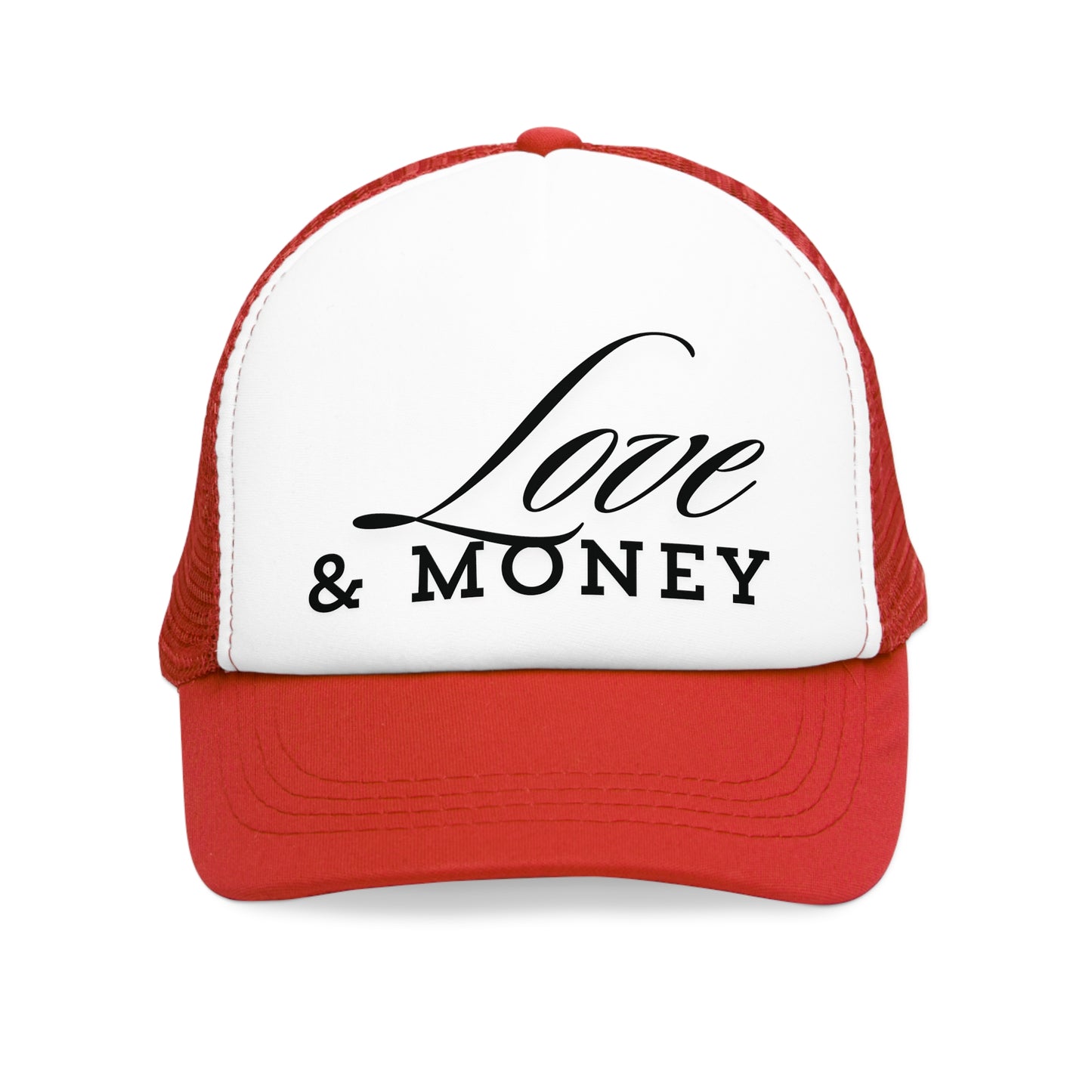 Love & Money Mesh Snapback Hat