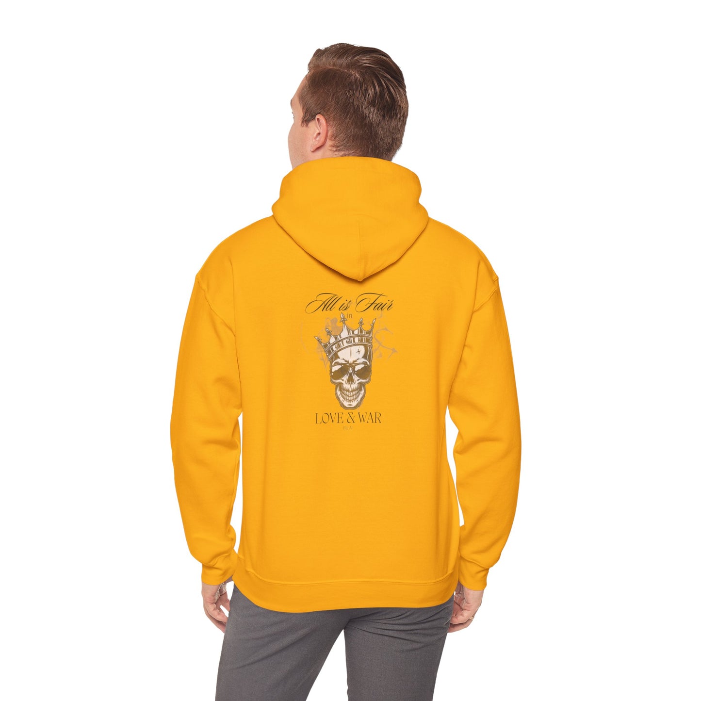 Love and War Unisex Heavy Blend™ Hooded Sweatshirt