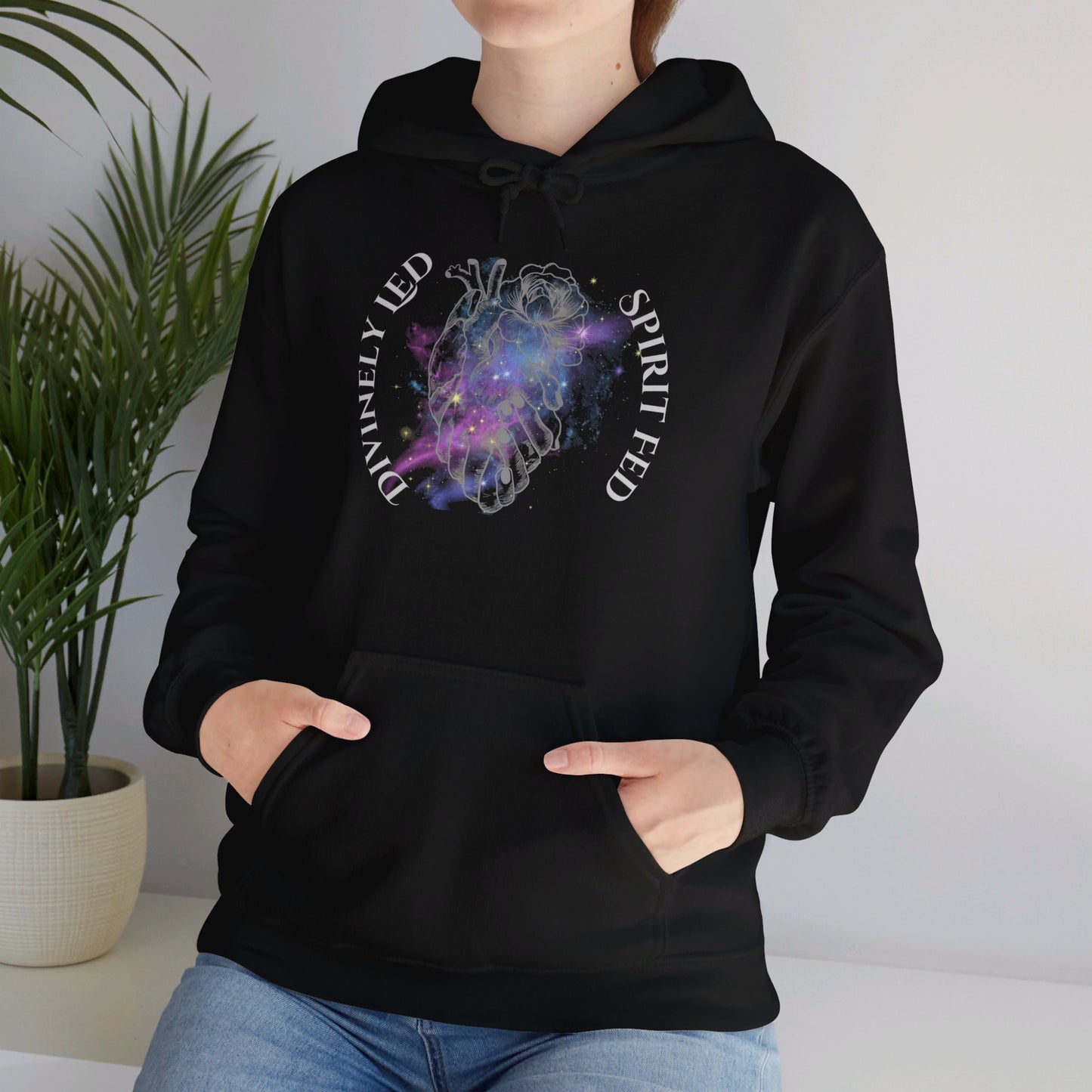 Divinely Led Spirit Fed Unisex Heavy Blend™ Hooded Sweatshirt