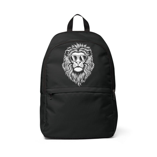 Lion Unisex Waterproof Fabric Backpack