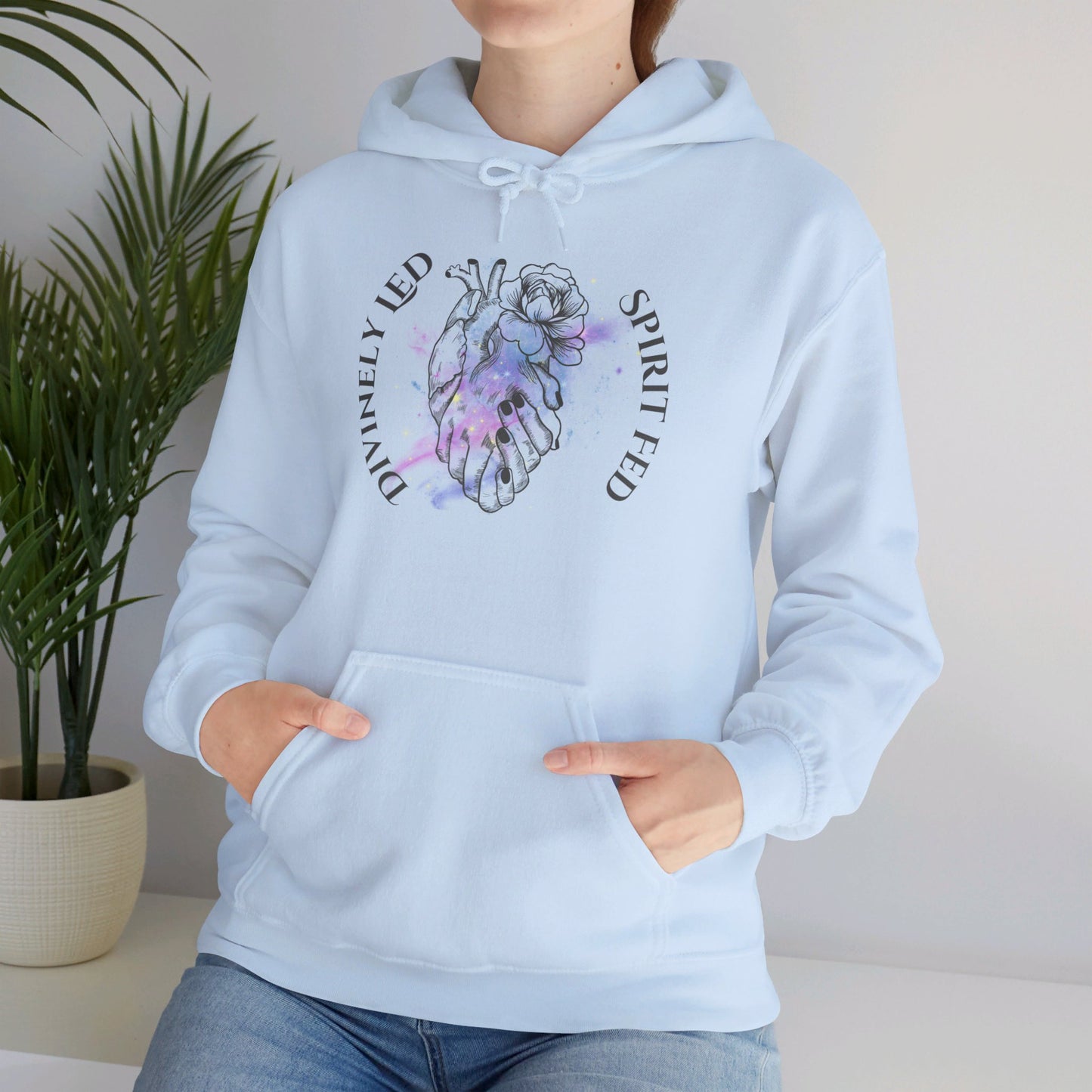 Divinely Led Spirit Fed Unisex Heavy Blend™ Hooded Sweatshirt