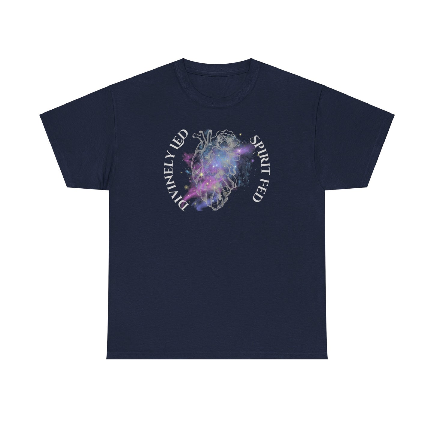 Divinely Led Spirit Fed Unisex Heavy Cotton Tee